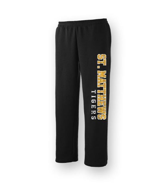 Picture of Y257 - Youth Open Bottom Sweatpants