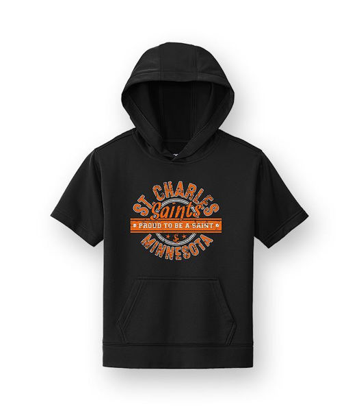 Picture of YST251 -  Youth Short Sleeve Hoody