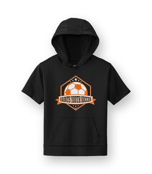 Picture of YST251 -  Youth Short Sleeve Hoody