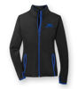 Picture of LST853 - Ladies' Stretch Contrast Full-Zip Jacket